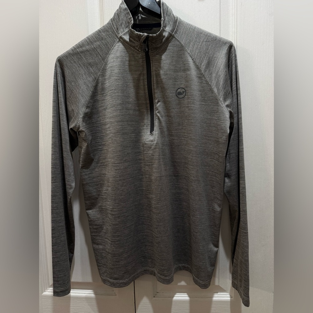 Vineyard Vines Charcoal Kids Quarter-Zip Sweatshirt
